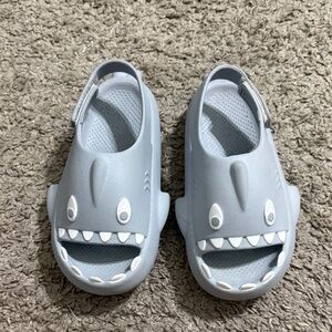 Gray Shark Kids Shoes